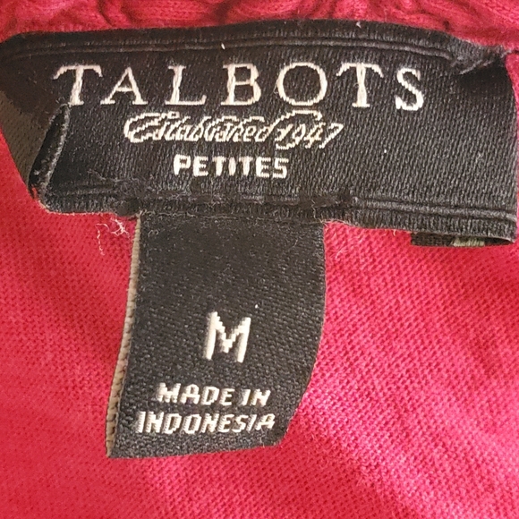Talbots 3/4 Length Sleeves Top - Picture 3 of 4